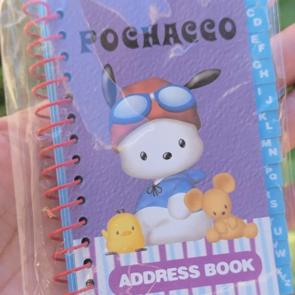 New, never been used vintage 90s Y2K kawaii Sanrio Pochacco address book